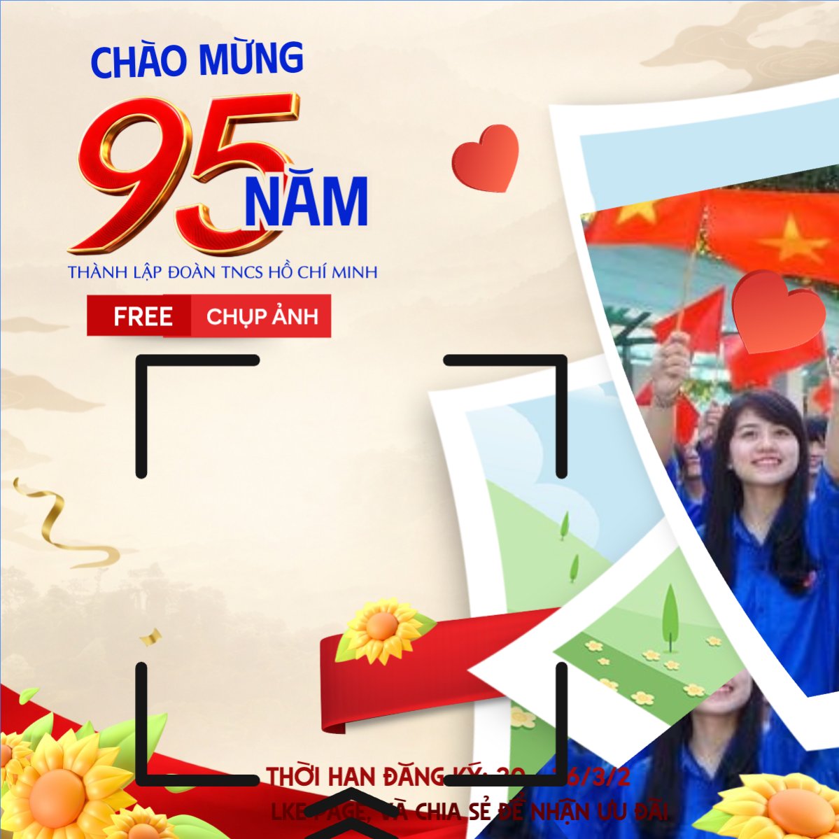 Chào mừng 95 năm thành lập Đoàn