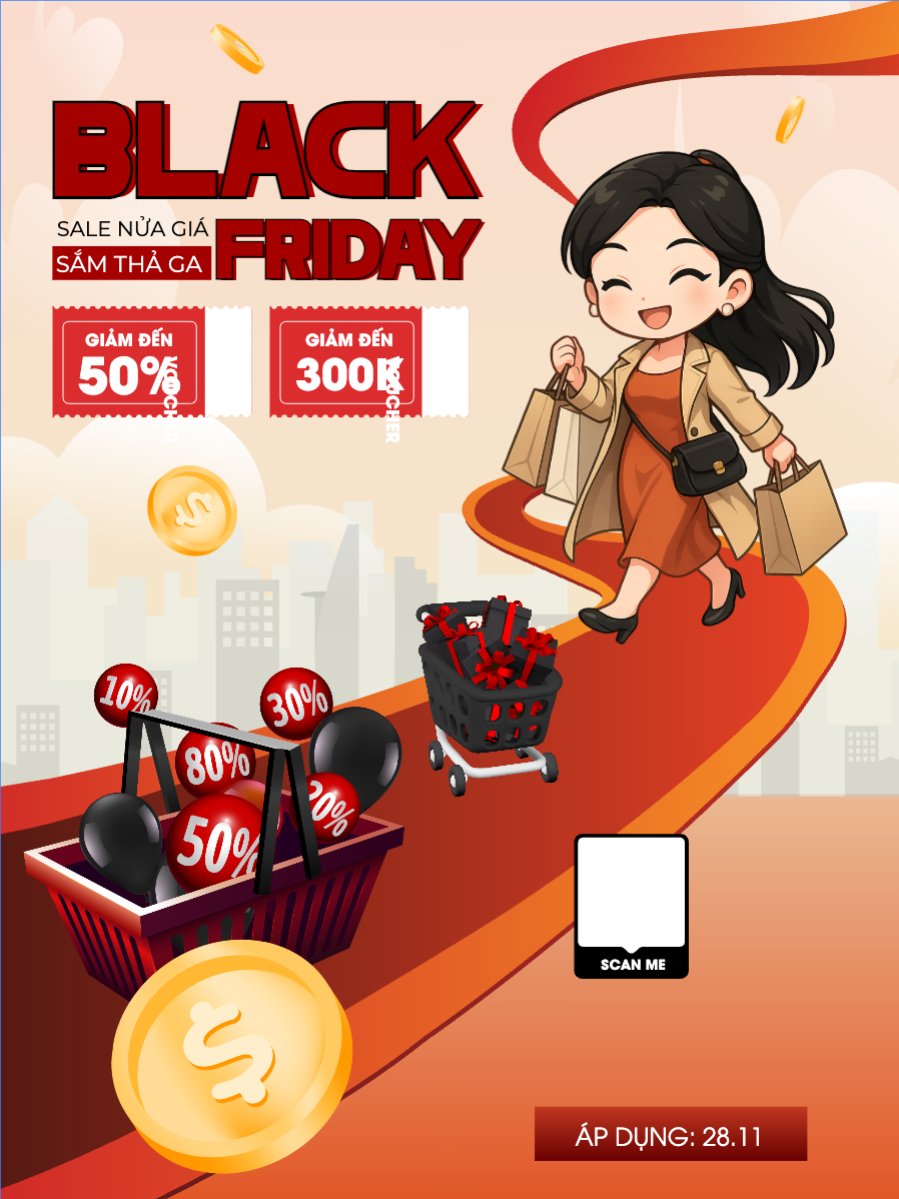 Sale nửa giá sắm thả ga