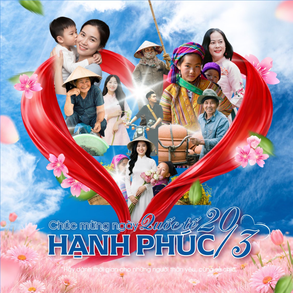 Chúc mừng ngày quốc tế hạnh phúc 20/3
