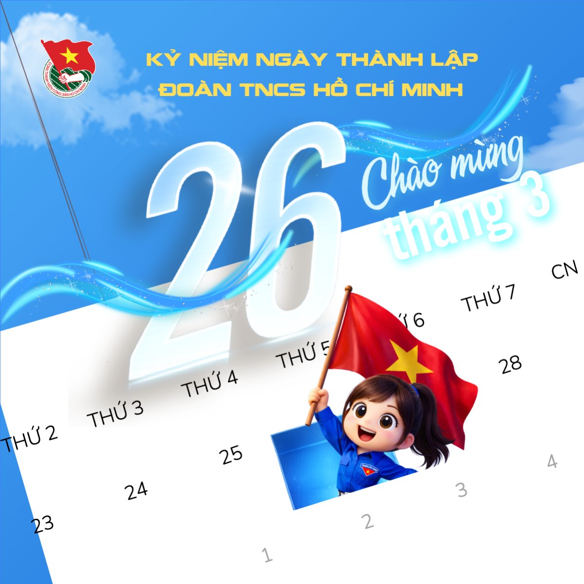 Kỷ niệm ngày thành lập đoàn TNCS HCM