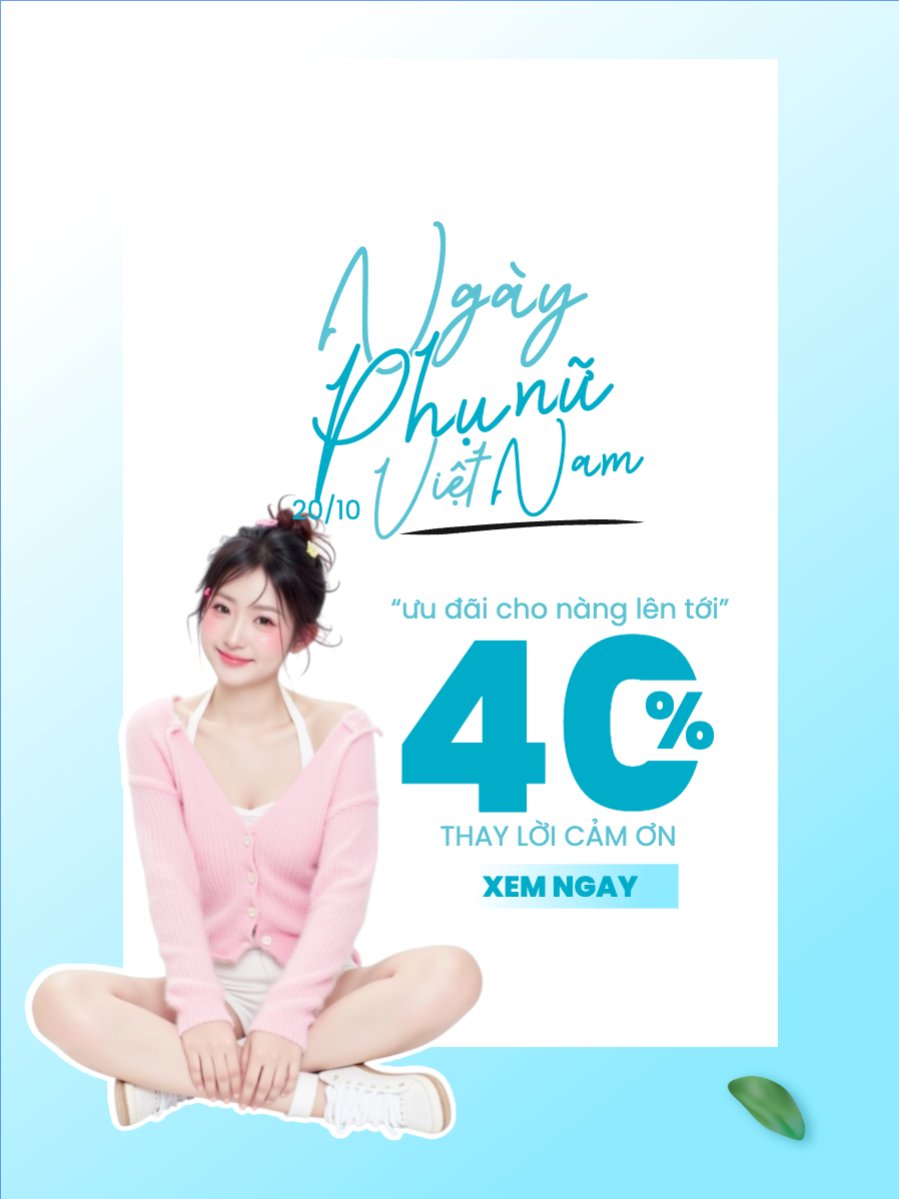 20/10, Ngày phụ nữ Việt Nam, Vietnamese Women's Day, phụ nữ, sự kiện, event, mỹ phẩm, làm đẹp, beauty, hiện đại, modern	