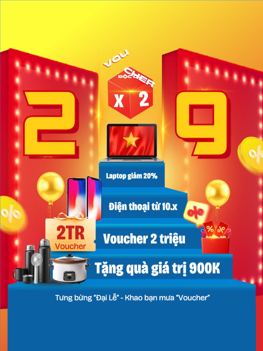 2/9, Quốc Khánh, lễ hội, Việt Nam, giảm giá, sale, ưu đãi, sự kiện, event, hiện đại, modern