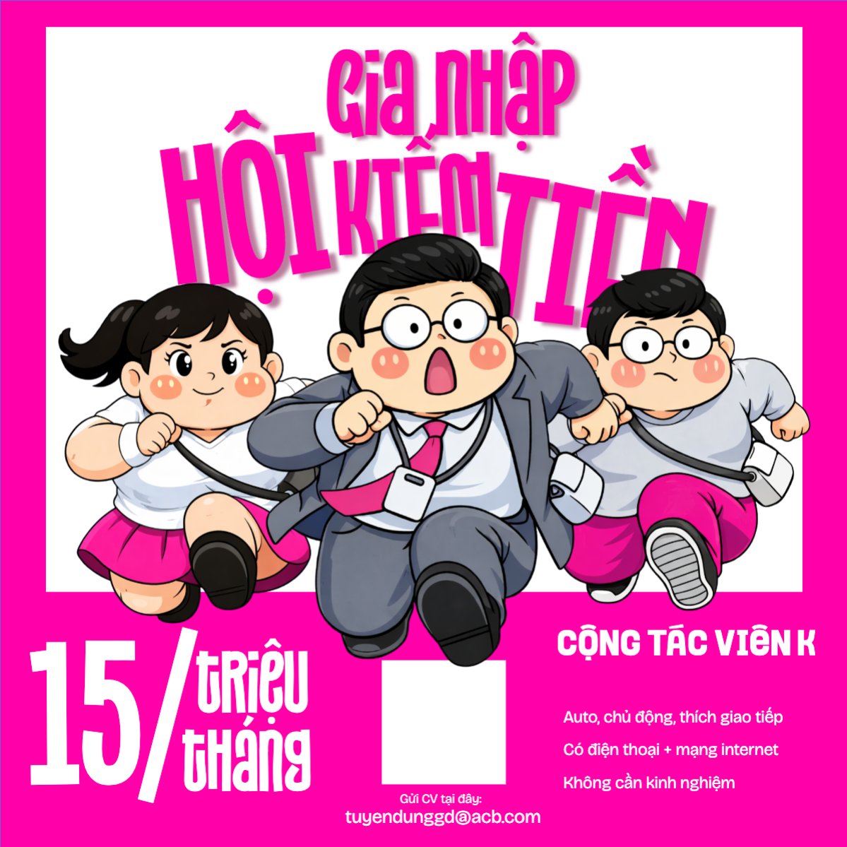 Gia nhập hội kiếm tiền