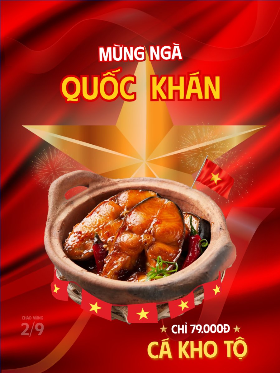 2/9, Quốc Khánh, lễ hội, Việt Nam, đồ ăn, food, thực phẩm, ẩm thực, món ăn, F&B, thức ăn, hiện đại,  modern