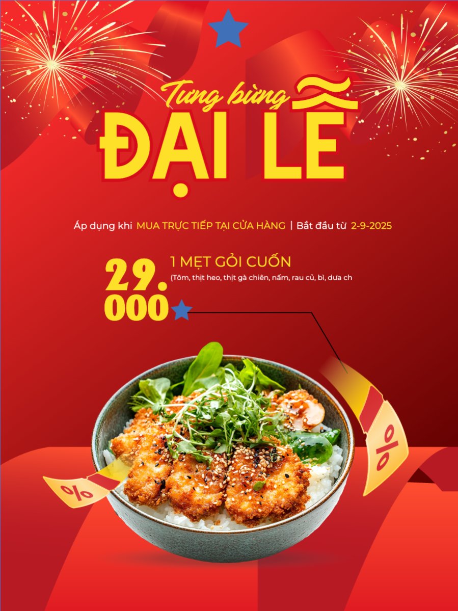2/9, Quốc Khánh, lễ hội, Việt Nam, đồ ăn, food, thực phẩm, ẩm thực, món ăn, F&B, thức ăn, hiện đại, modern