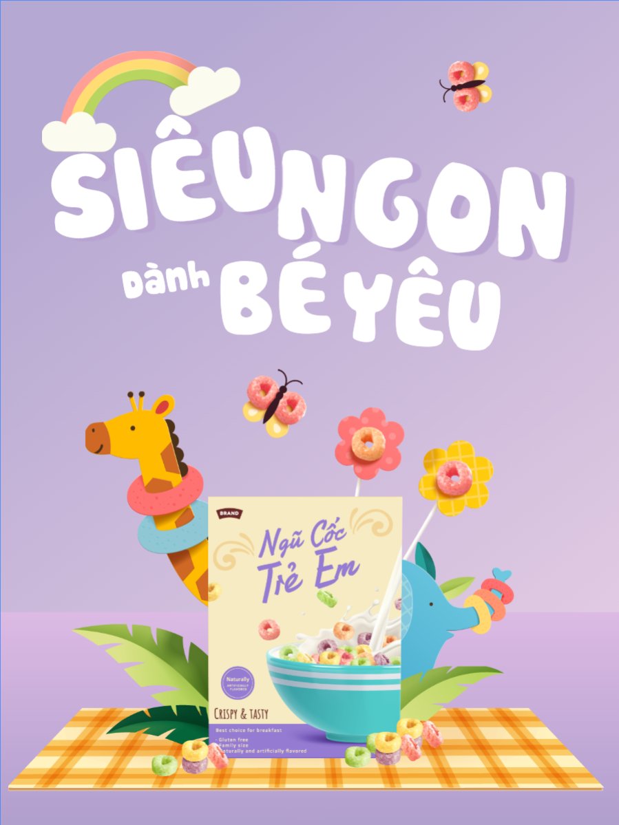 Em bé, baby, trẻ em, kids, ngũ cốc, cereal, đồ ăn, food, thực phẩm, ẩm thực, món ăn, F&B, thức ăn