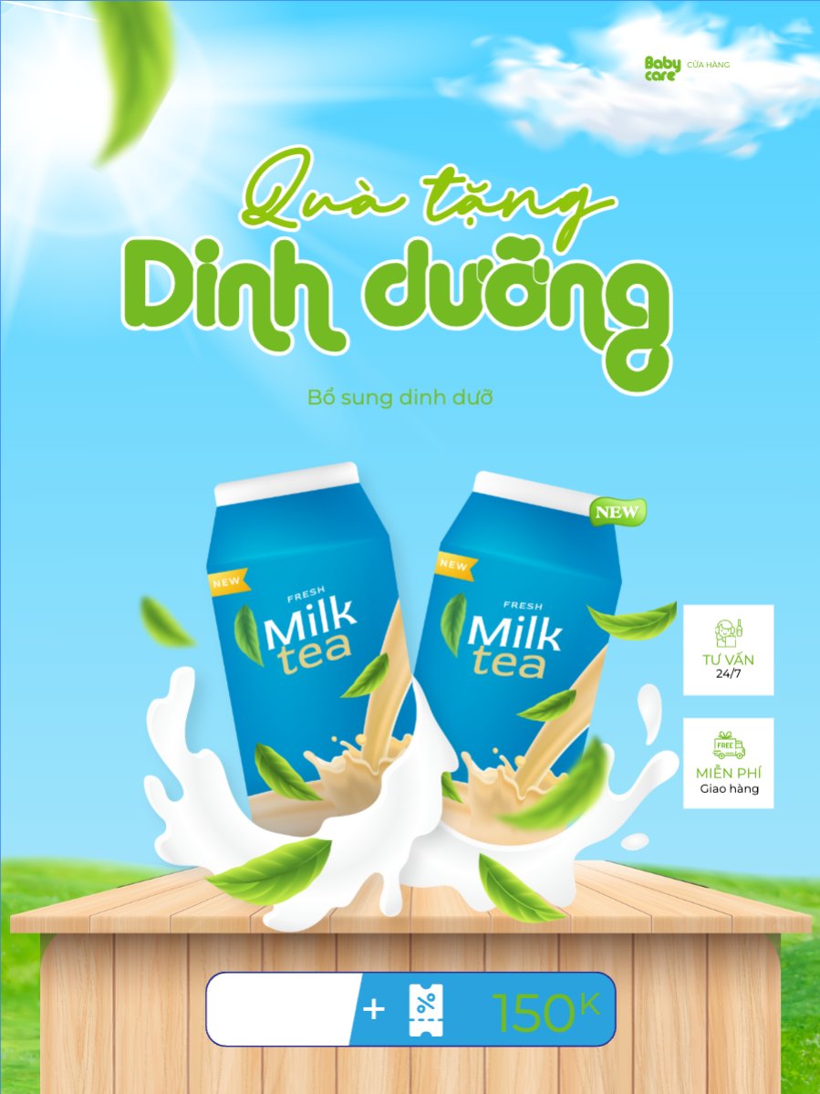 Quốc tế thiếu nhi, 1/6, trẻ em, quảng cáo, giảm giá, ưu đãi, sale, ẩm thực, nước uống