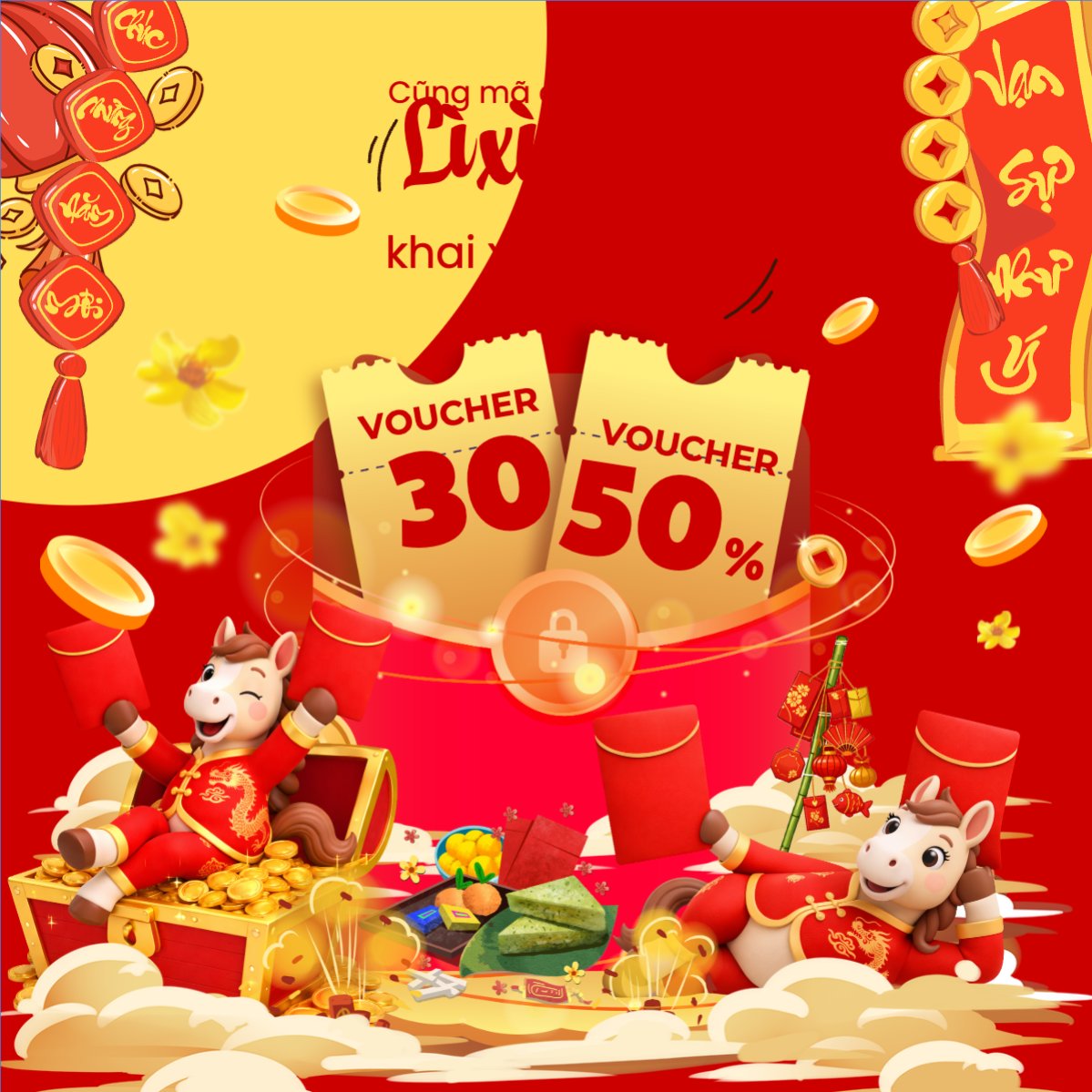 Nhận lì xì đầu năm