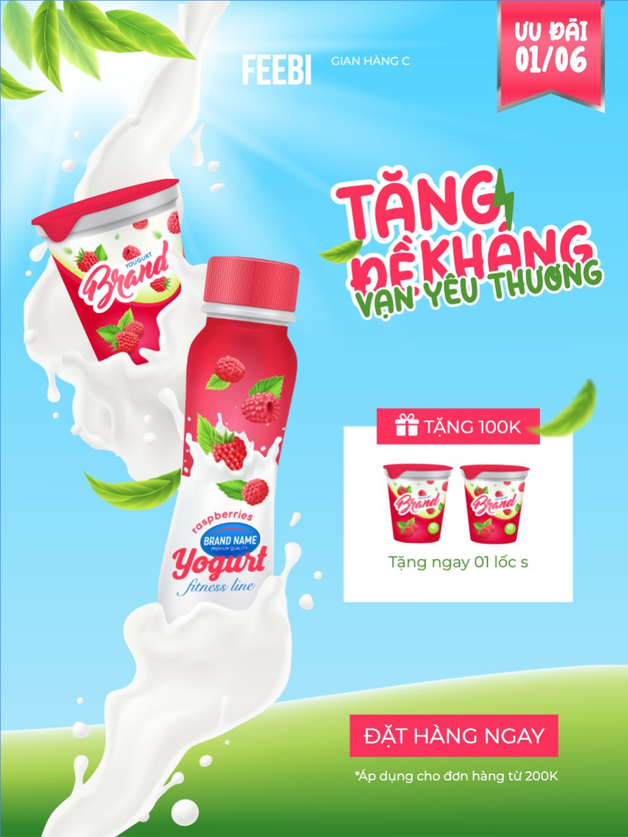 Quốc tế thiếu nhi, 1/6, trẻ em, quảng cáo, giảm giá, ưu đãi, sale, nước uống, drink