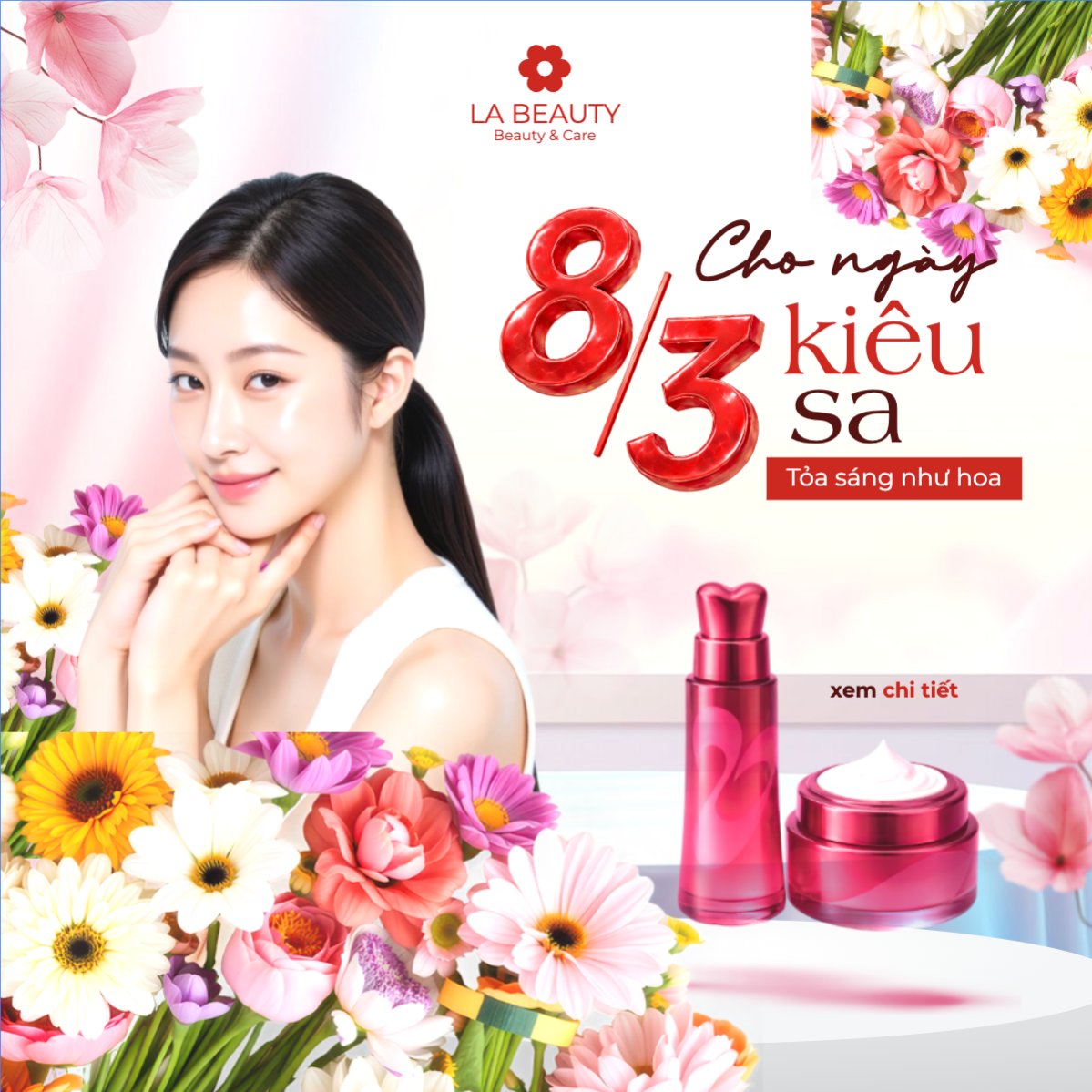 Cho ngày 8/3 kiêu sa tỏa sáng như hoa