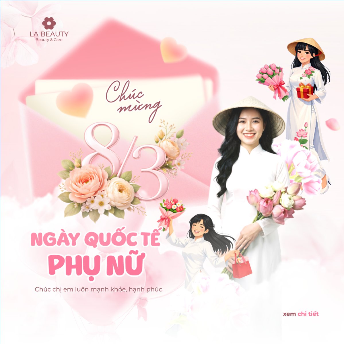 Chúc mừng ngày Quốc tế phụ nữ 8/3