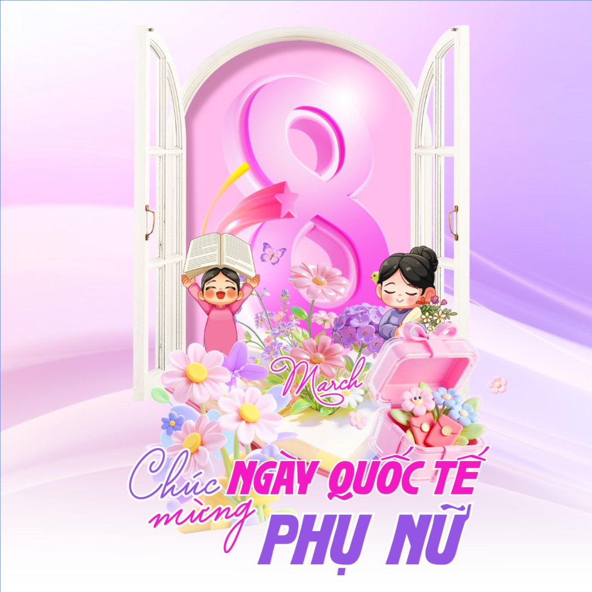 Chúc mừng ngày Quốc tế phụ nữ 8/3
