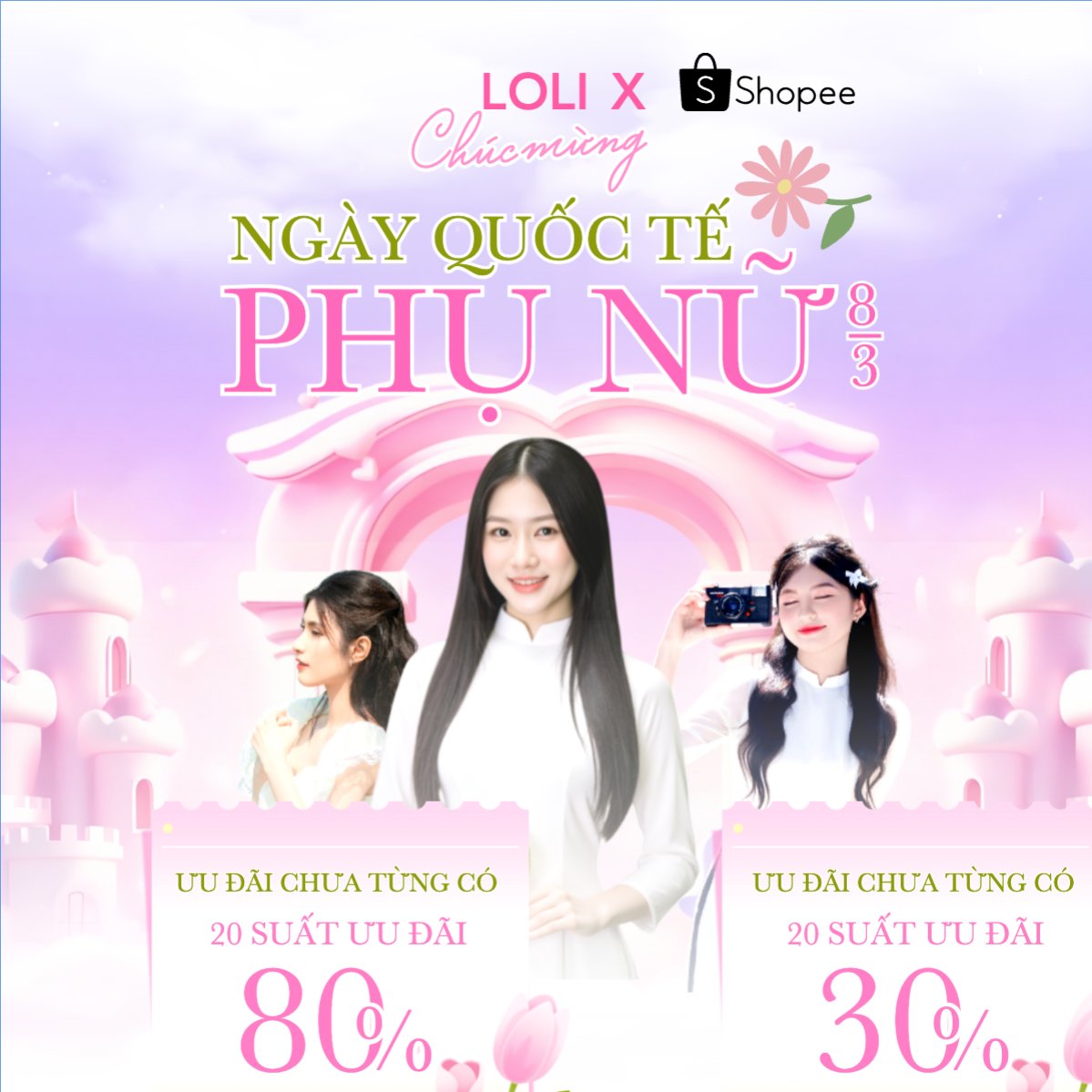 Chúc mừng ngày Quốc tế phụ nữ 8/3