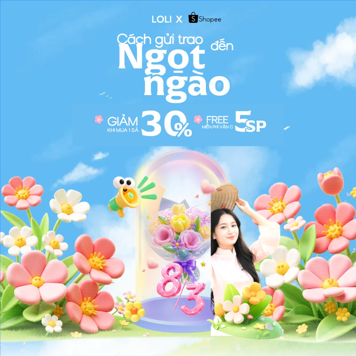 Cách gửi trao ngọt ngào đến phái đẹp