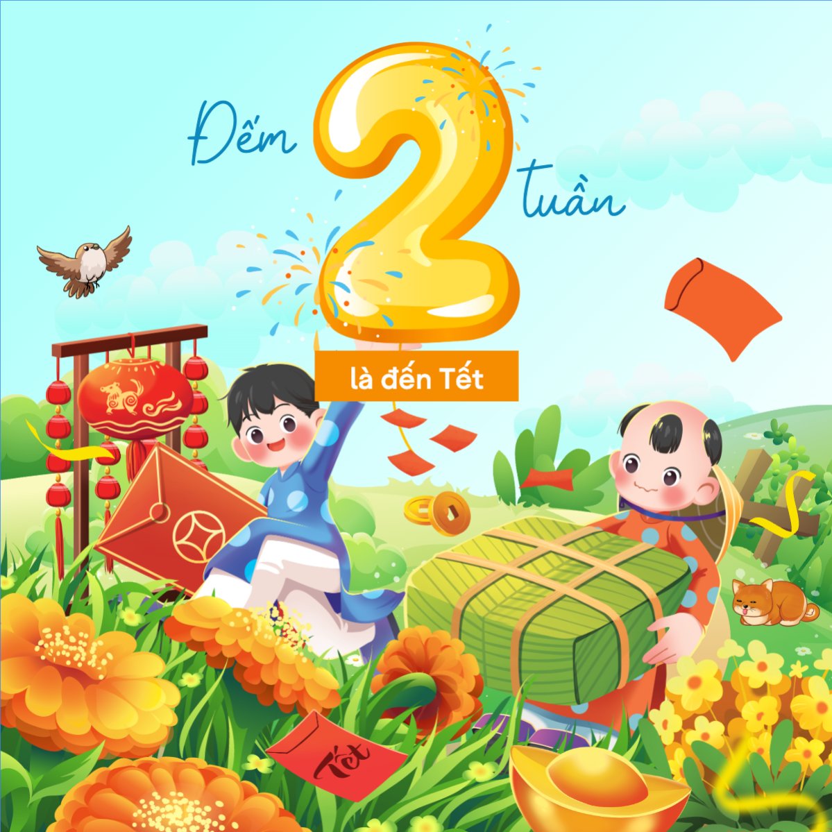 Đếm ngược 2 tuần nữa là đến Tết
