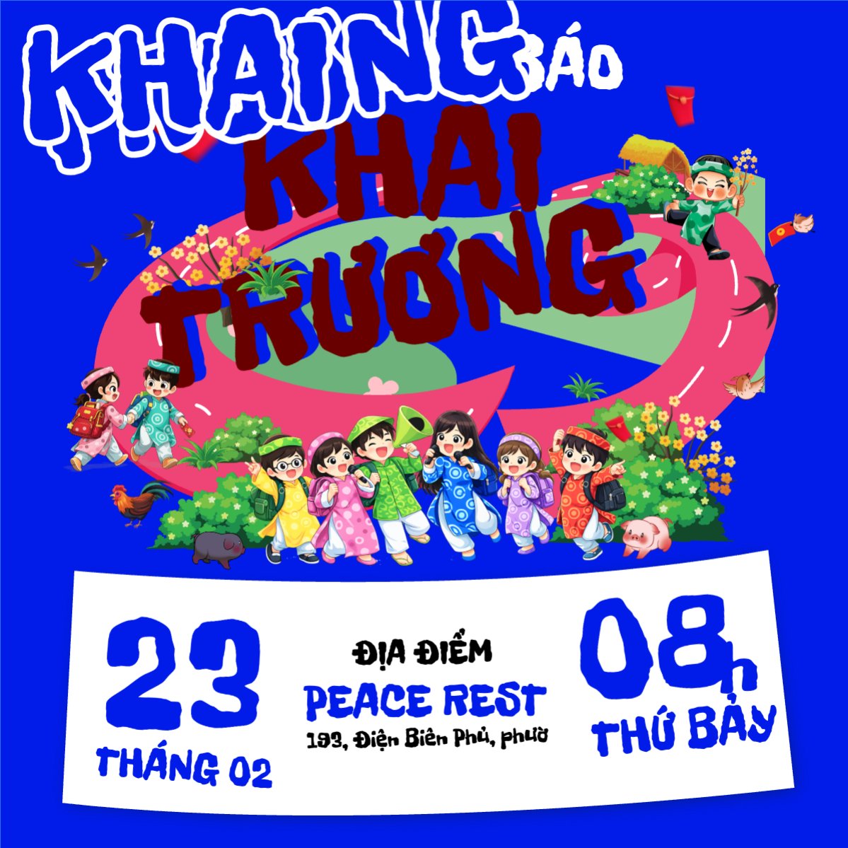 thông báo khai trương