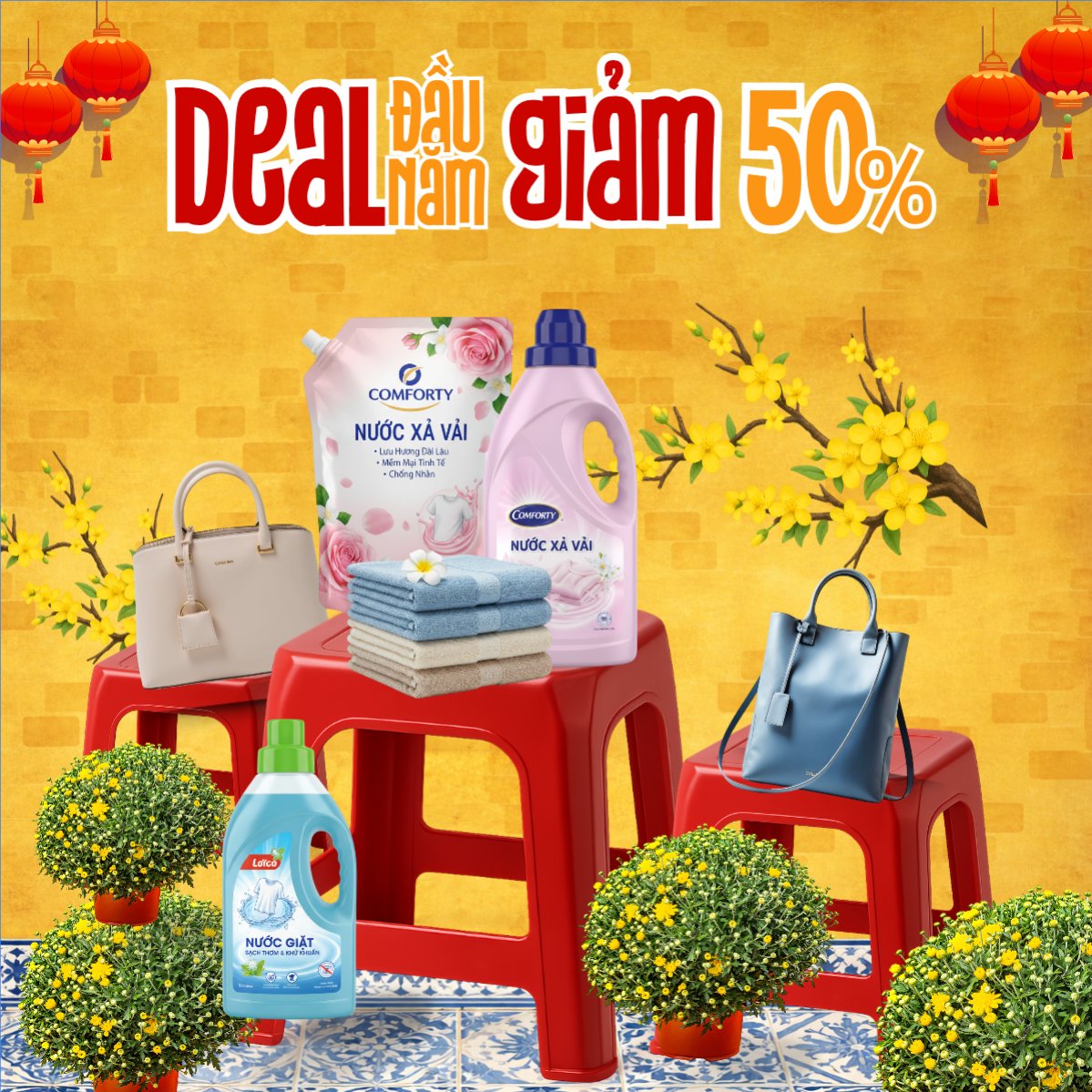 Deal đầu năm giảm 50%