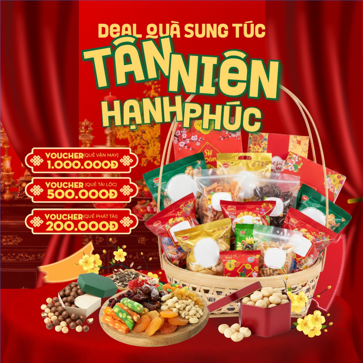 Deal quà sung túc tân niên hạnh phúc