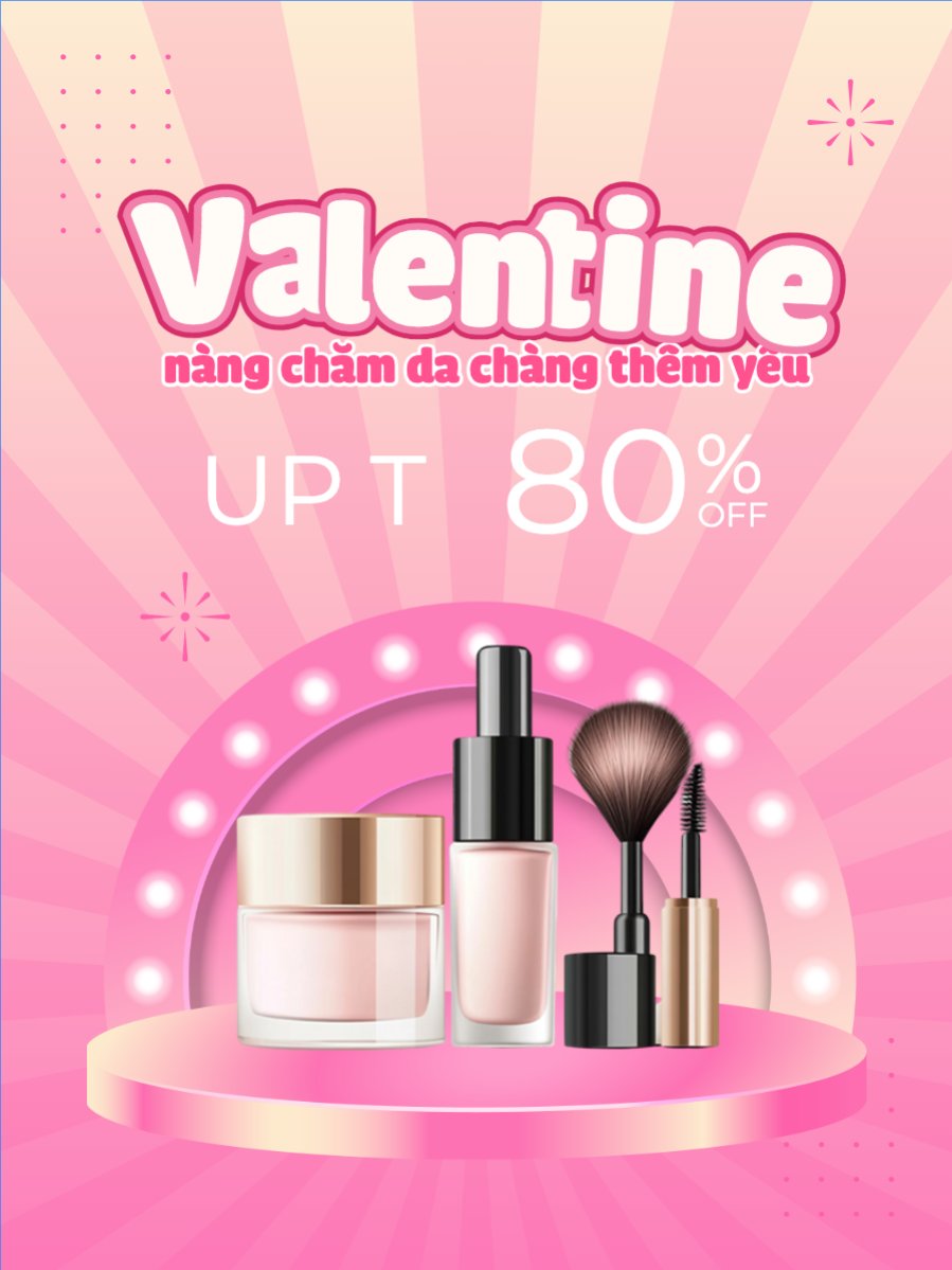 Valentine, lễ tình nhân, sale, giảm giá, spa, beauty, làm đẹp, thẩm mỹ