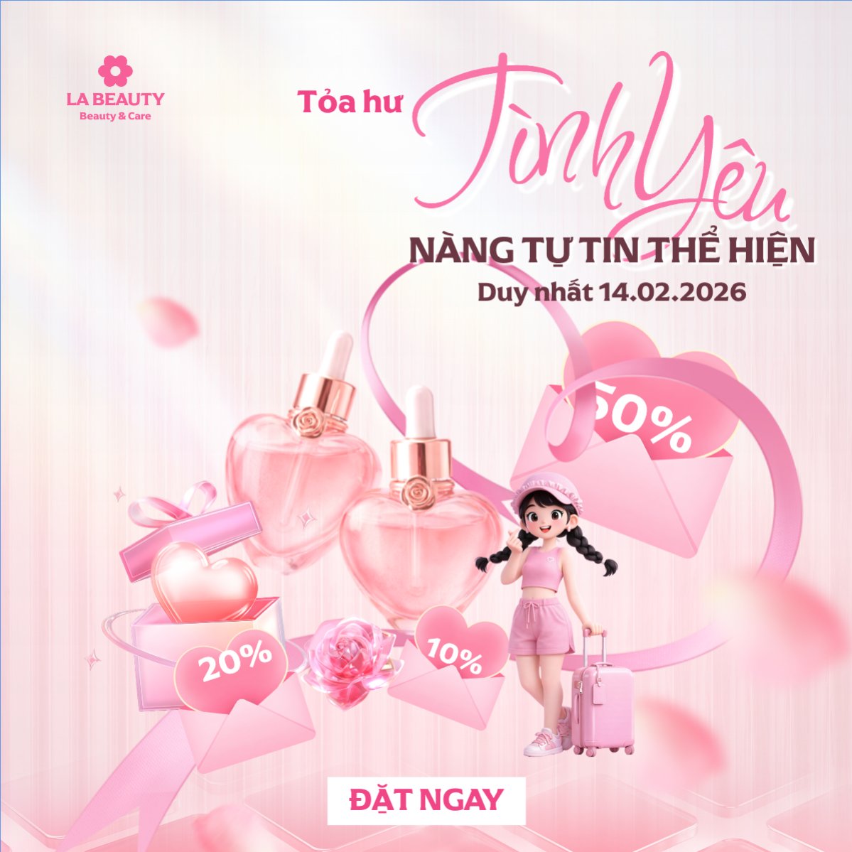 Tỏa hương thơm tình yêu nàng tự tin thể hiện