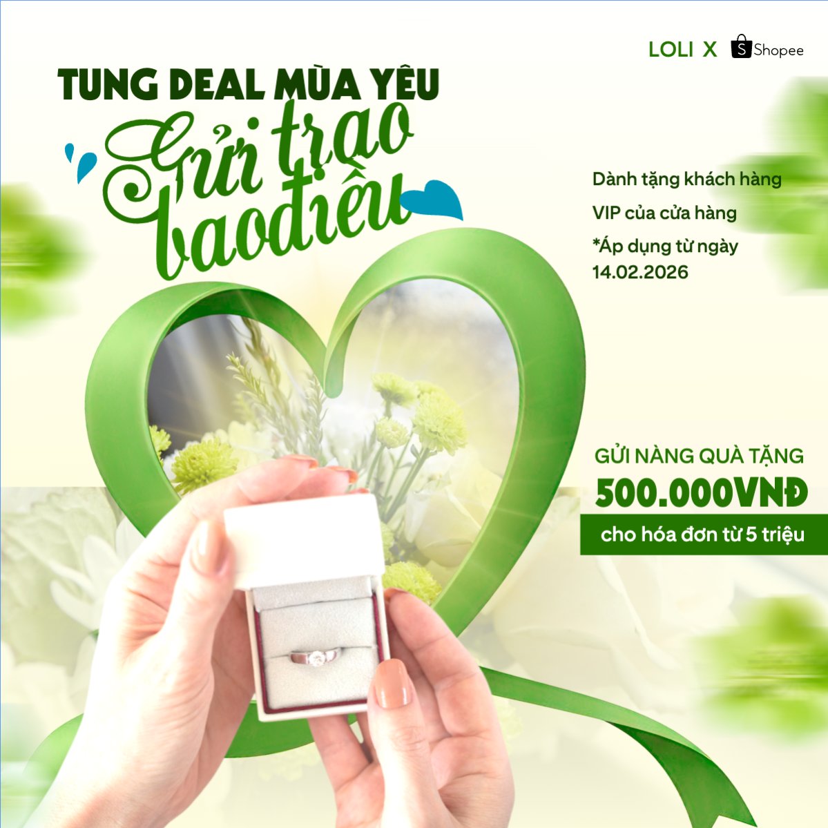 Tung Deal mua yêu gửi trao bao điều