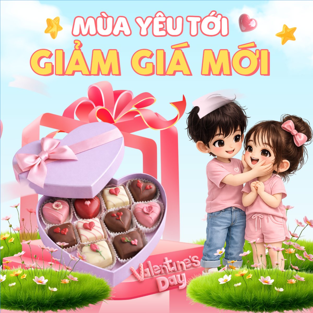 Mùa yêu tới giảm  giá mới