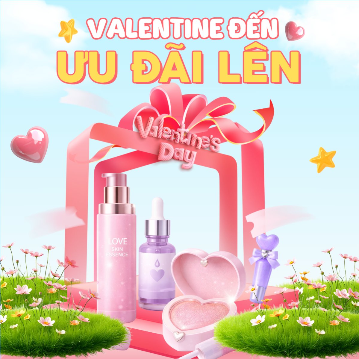 Valentine đến ưu đãi lên