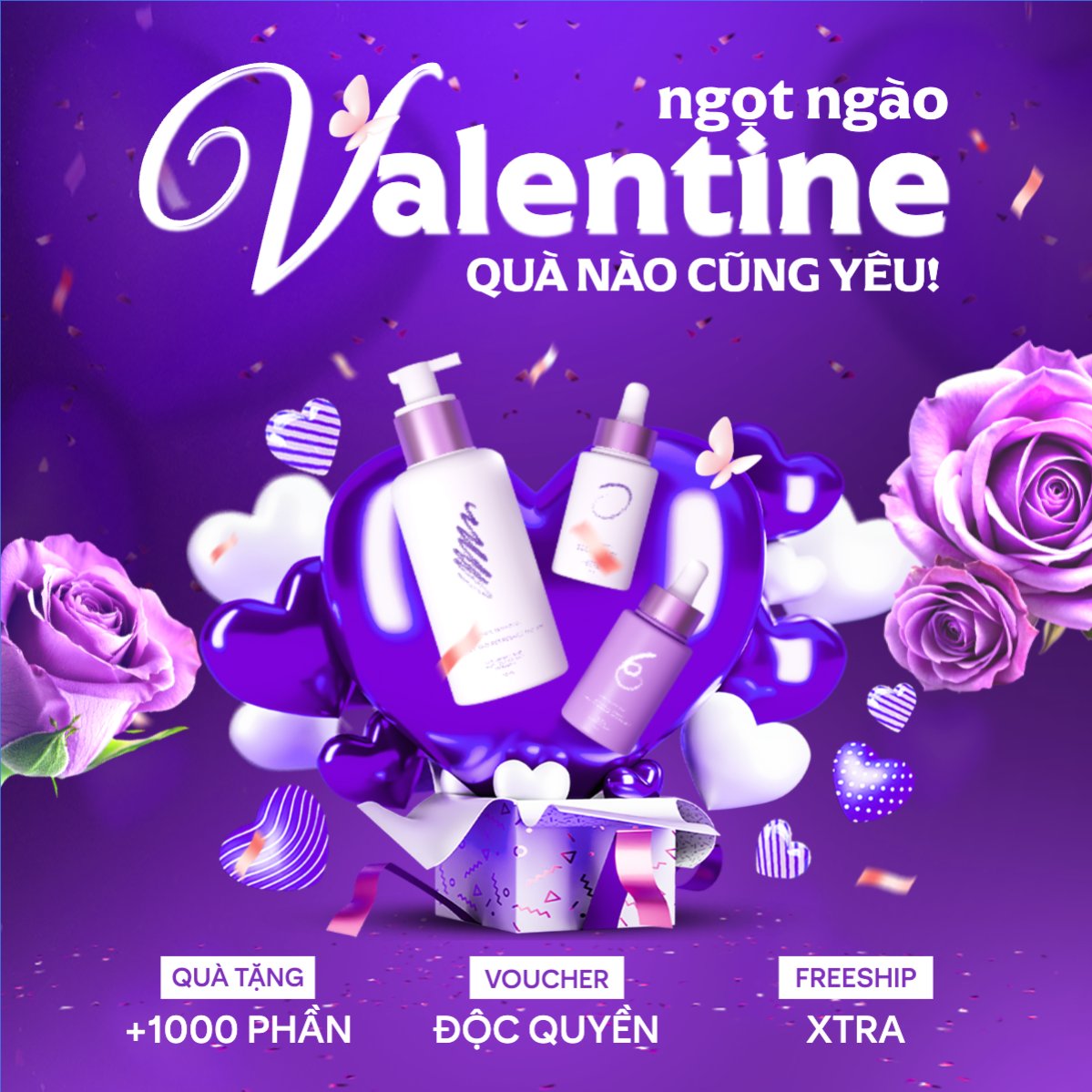 Valentine ngọt ngào quà nào cũng yêu