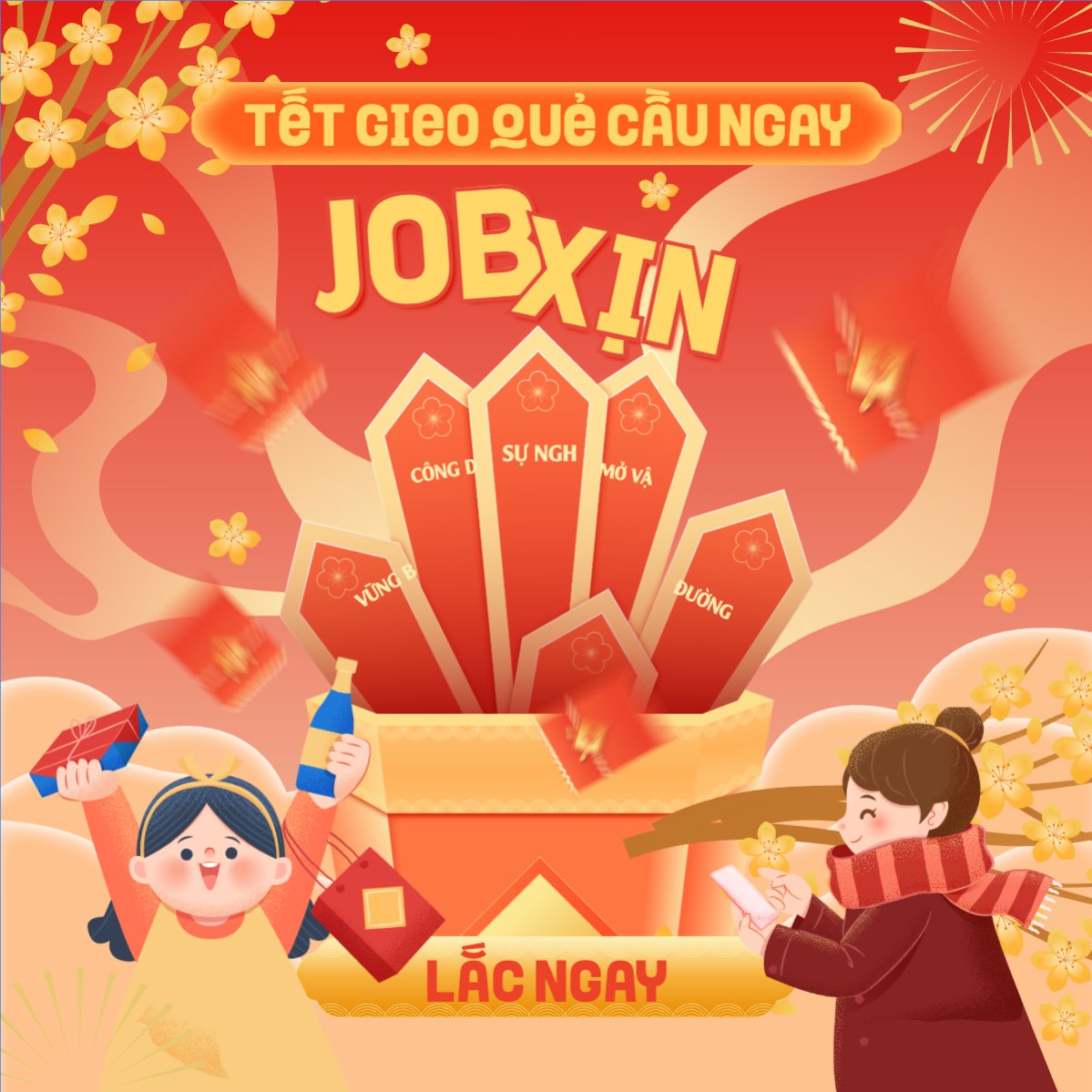 Tết gieo quẻ cầu ngay Job xịn