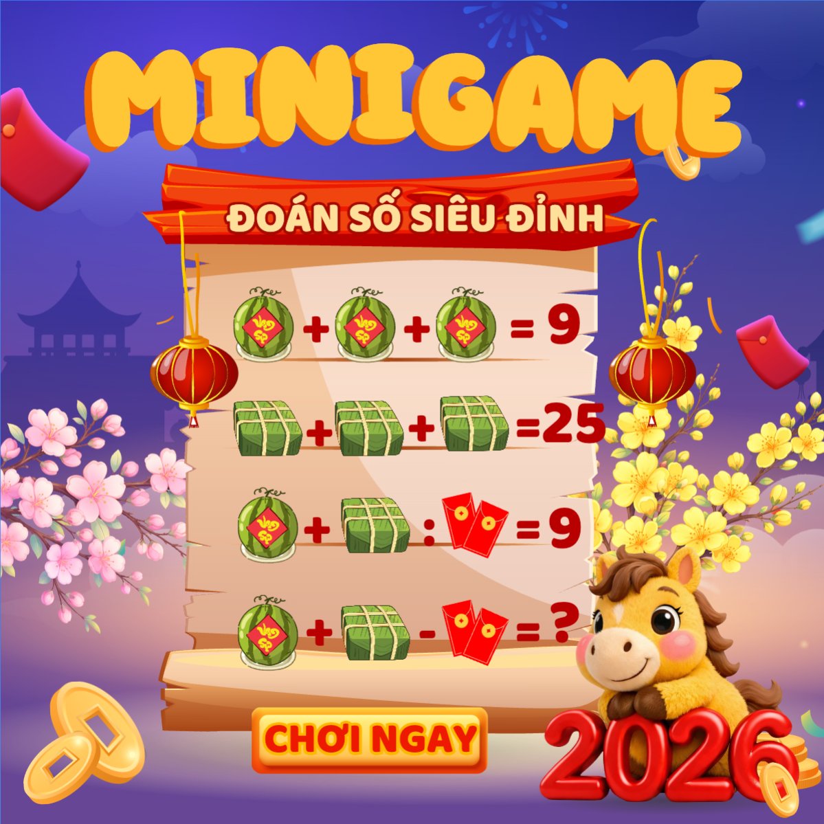 Minigame đoán số siêu đỉnh