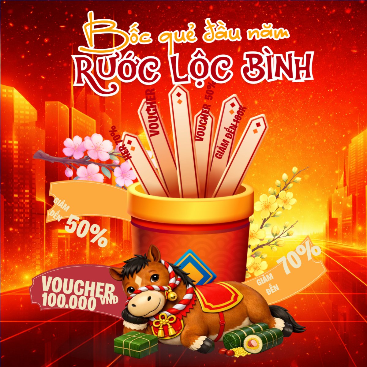 Bốc quẻ đầu năm rước lộc bình an