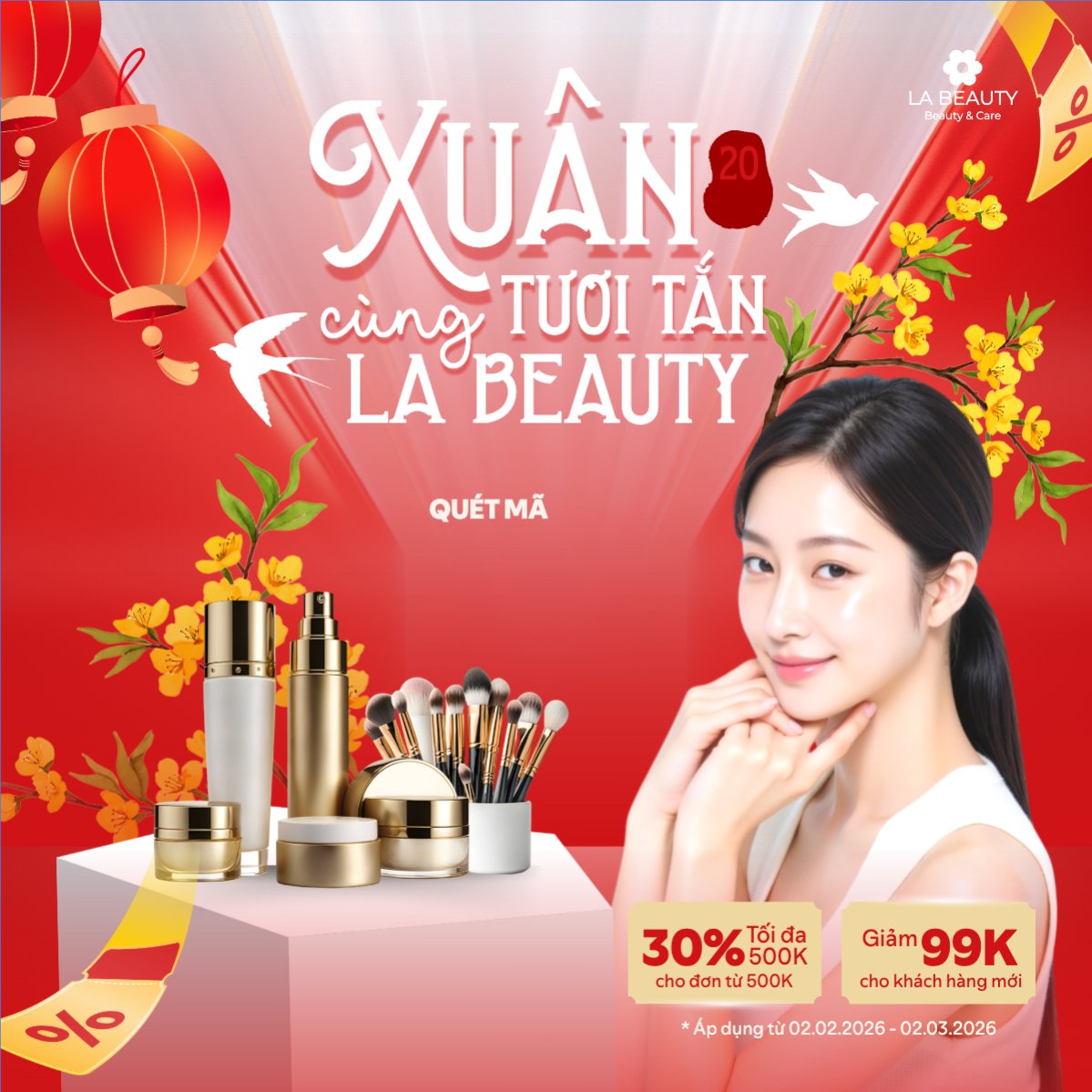Xuân 2026 tươi tắn cùng La Beauty