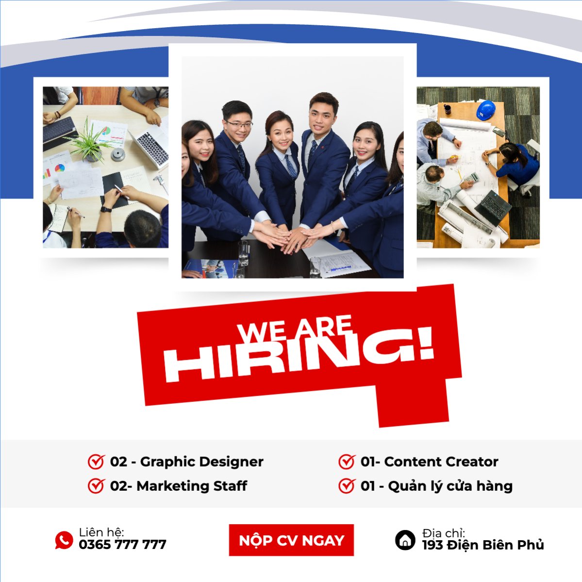 We are hiring