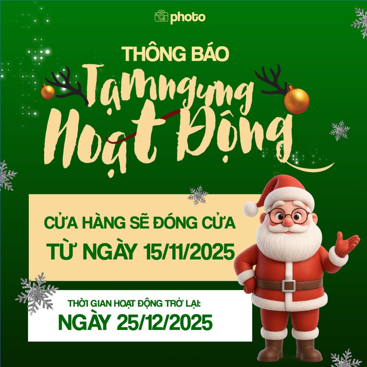Tạm ngưng hoạt động
