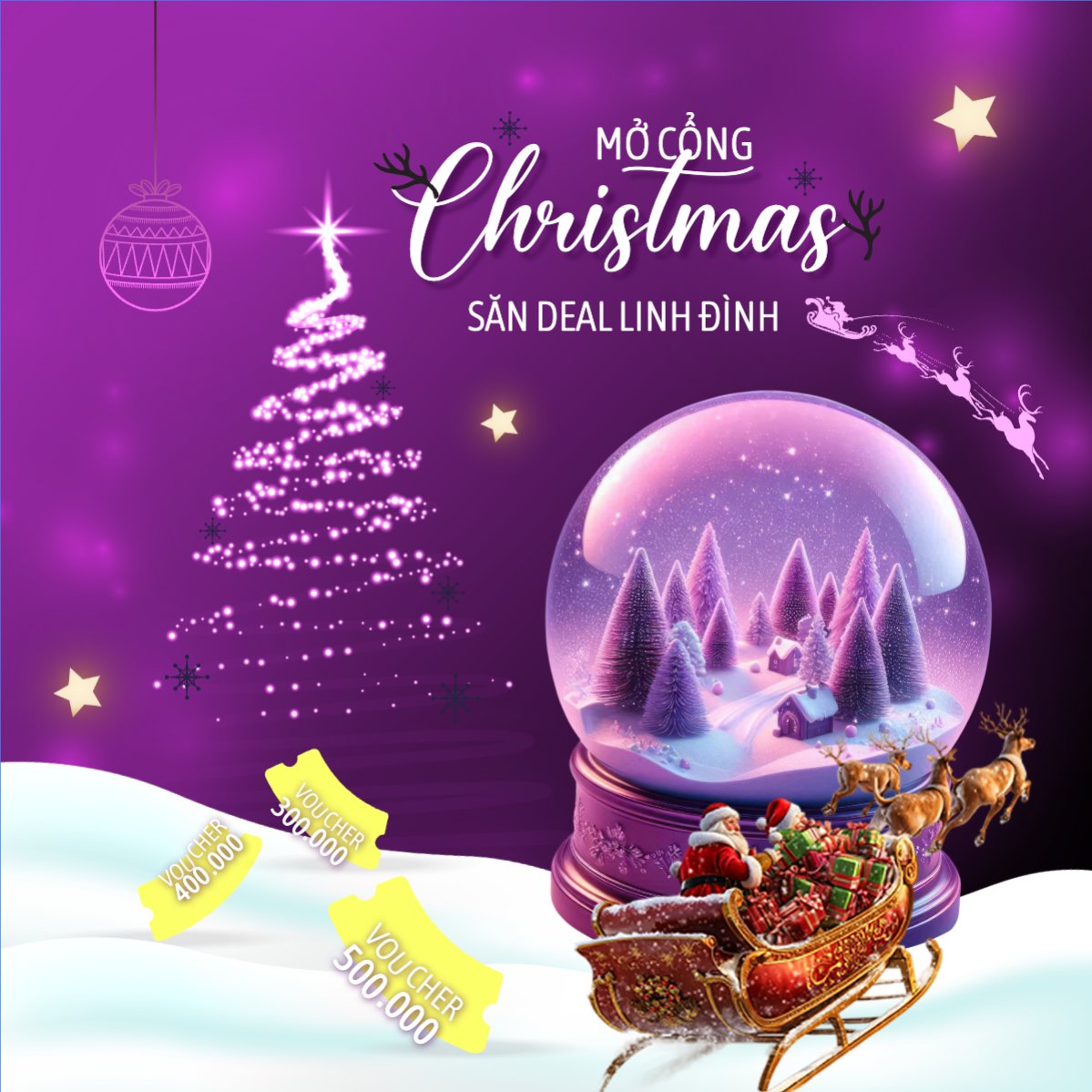 Mở cổng Christmas săn deal linh đình