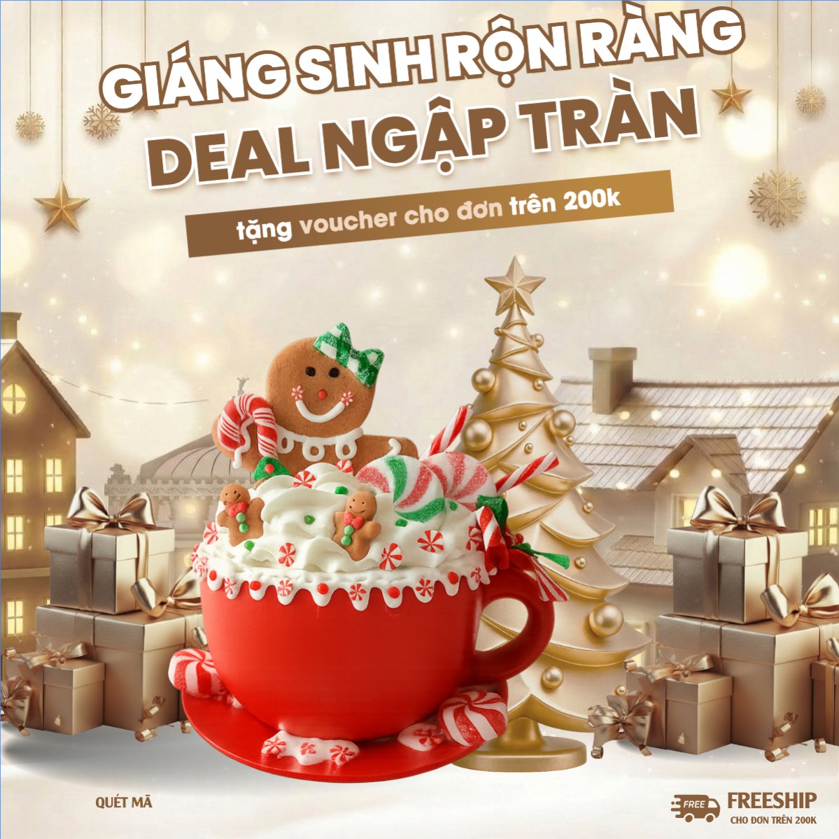 Giáng sinh rộn ràng deal ngập tràn