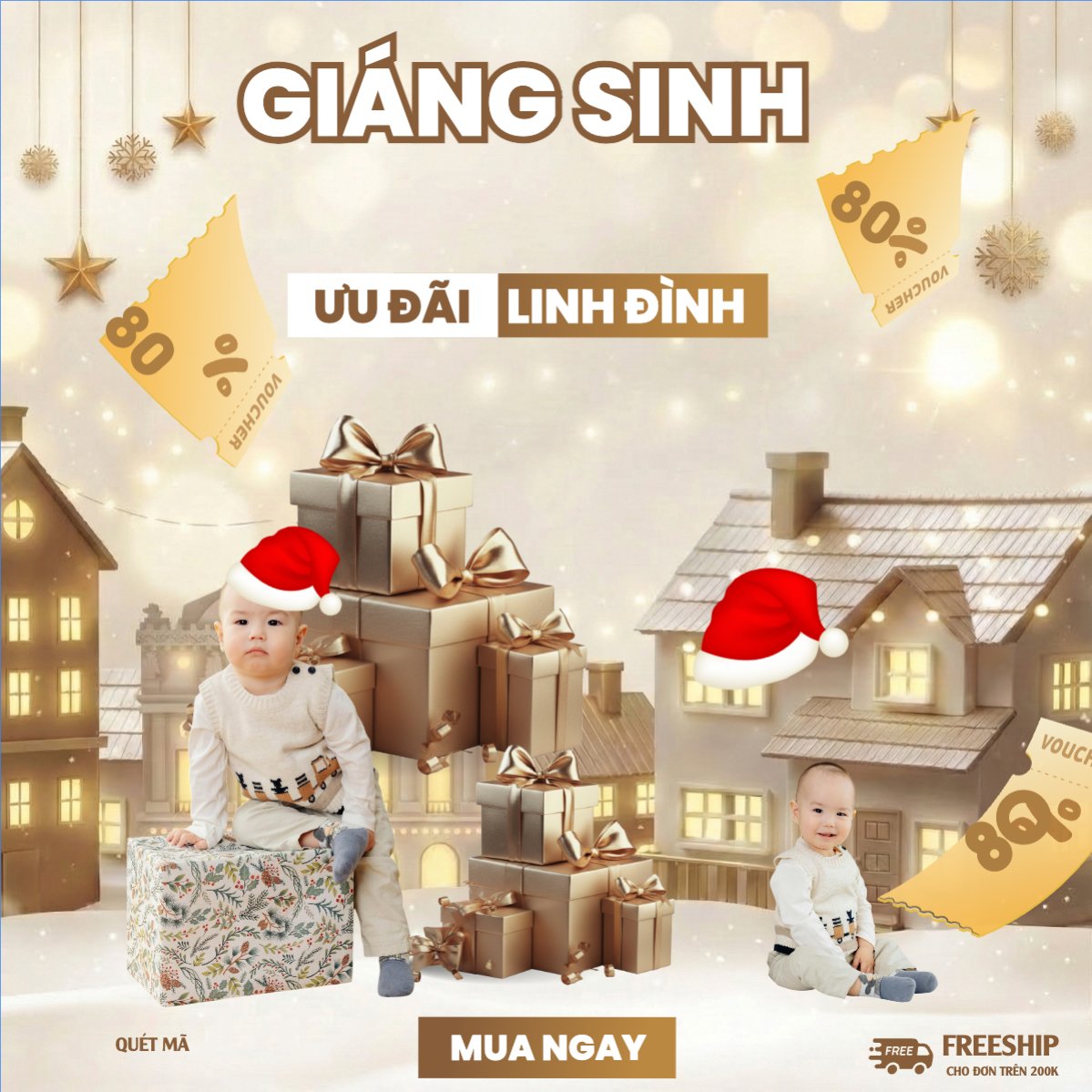 Giáng sinh lung linh ưu đãi linh đình
