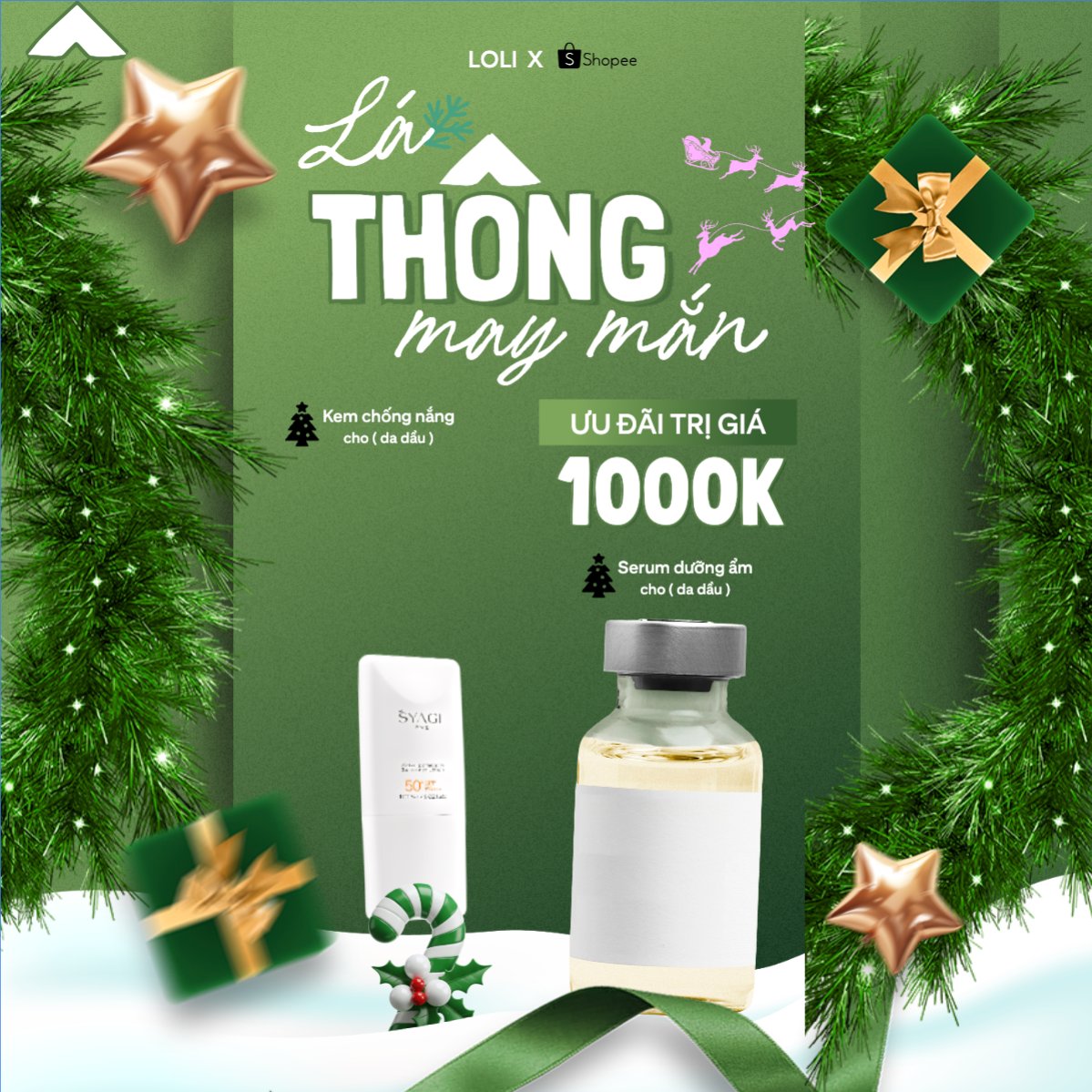 Lá thông may mắn
