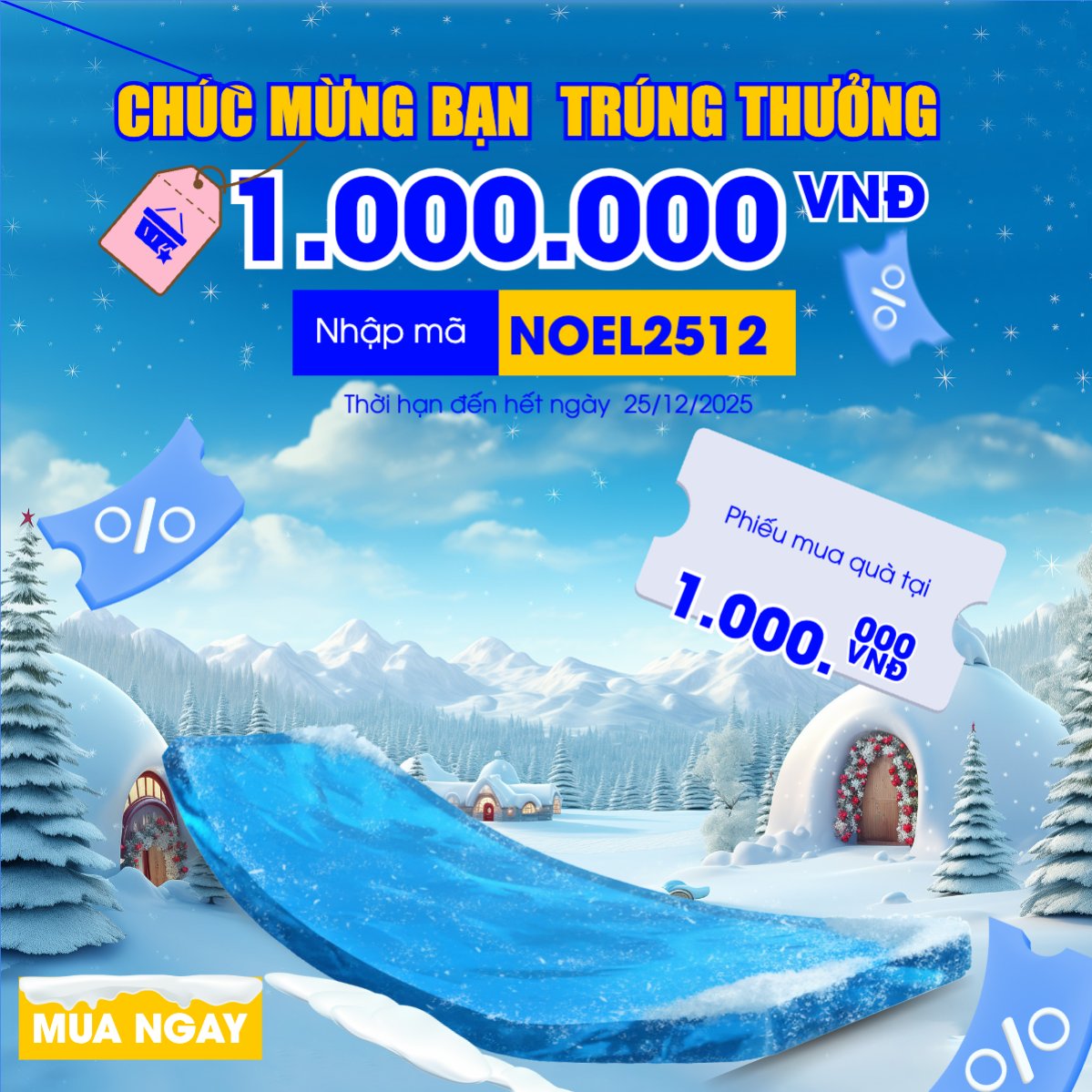 Chúc mừng bạn trúng thưởng