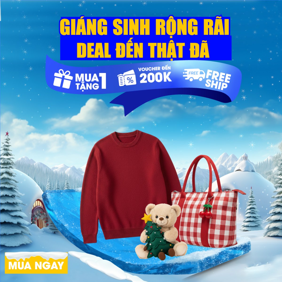 Giáng sinh rộng rãi deal đến thật đã