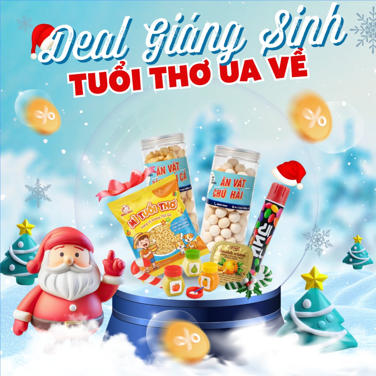 Deal giáng sinh tuổi thơ ùa về