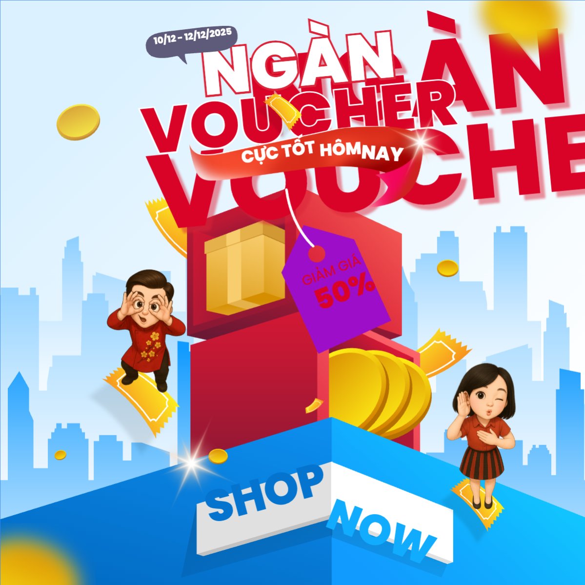 Ngàn voucher cực tốt hôm nay