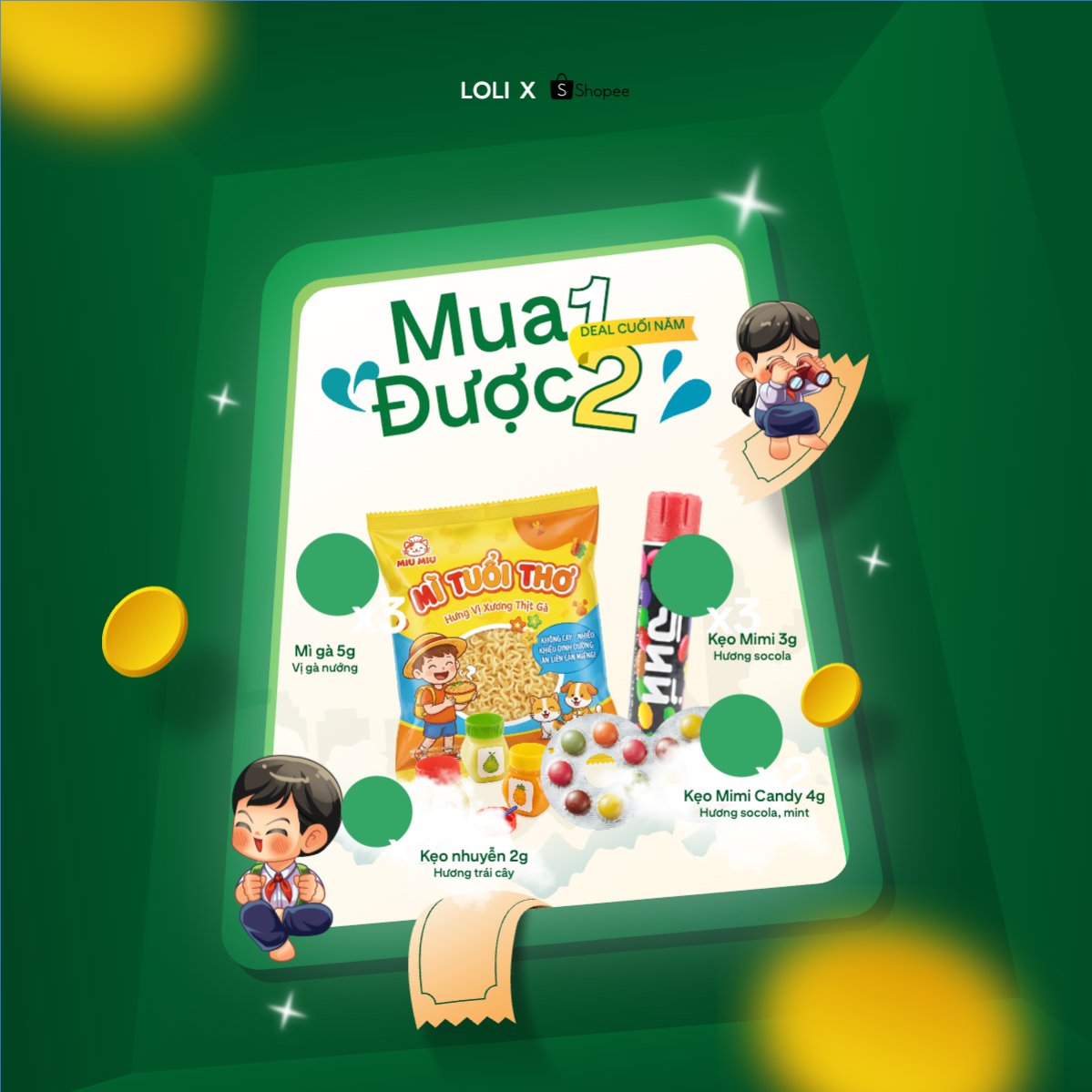 Mua 1 được 2 săn sale cuối năm