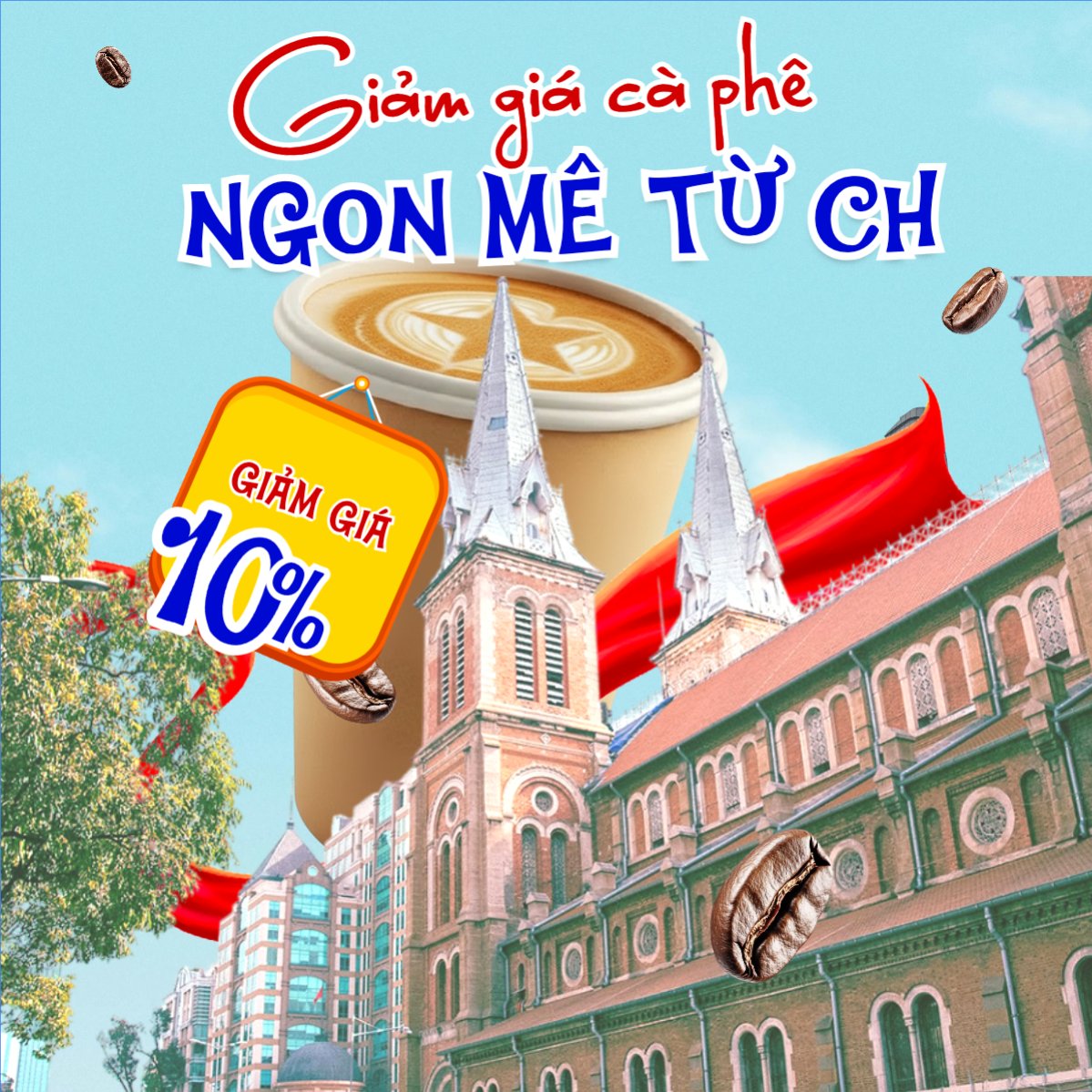 Giảm giá cà phê ngon mê từ chối