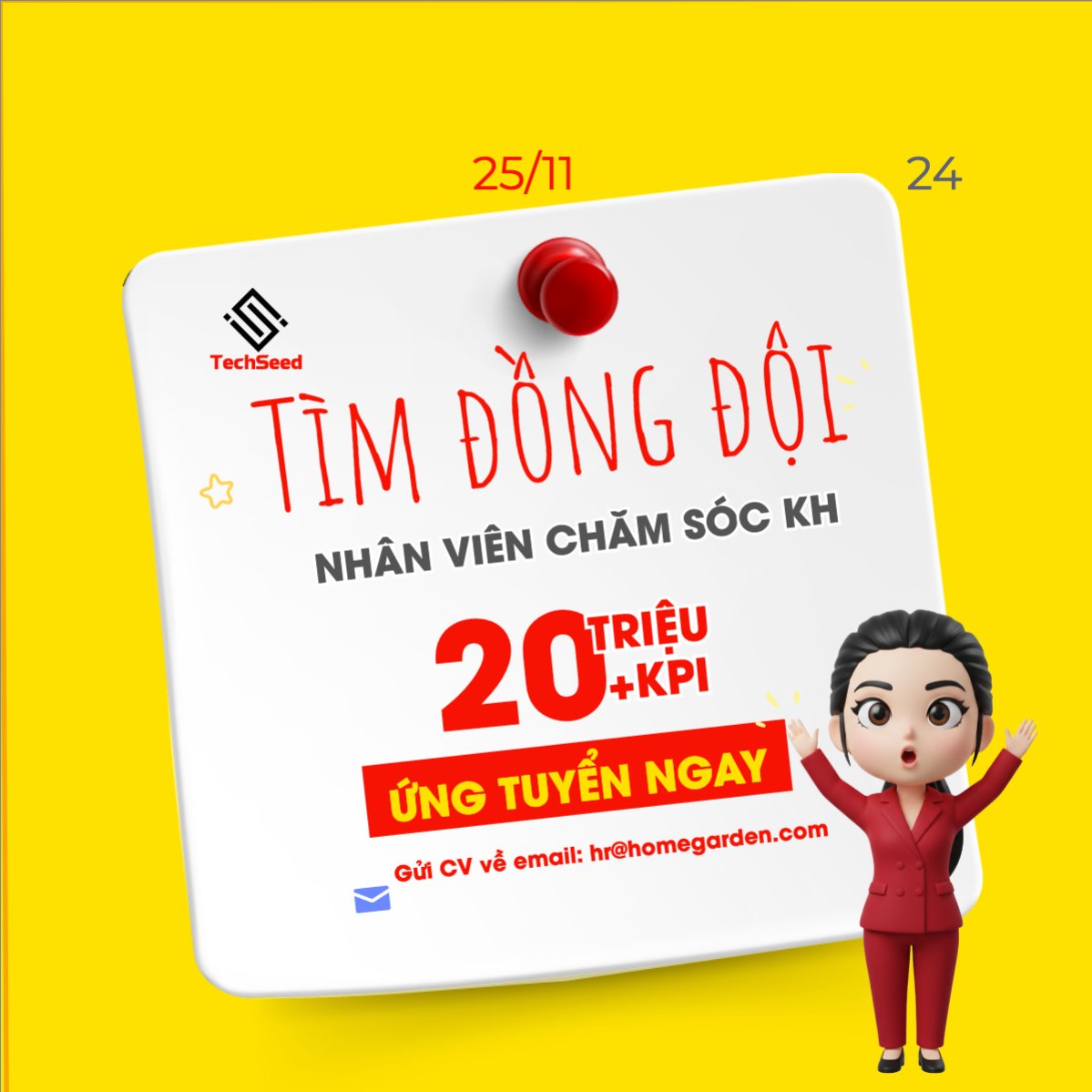 Tuyển dụng nhân viên chăm sóc khách hàng