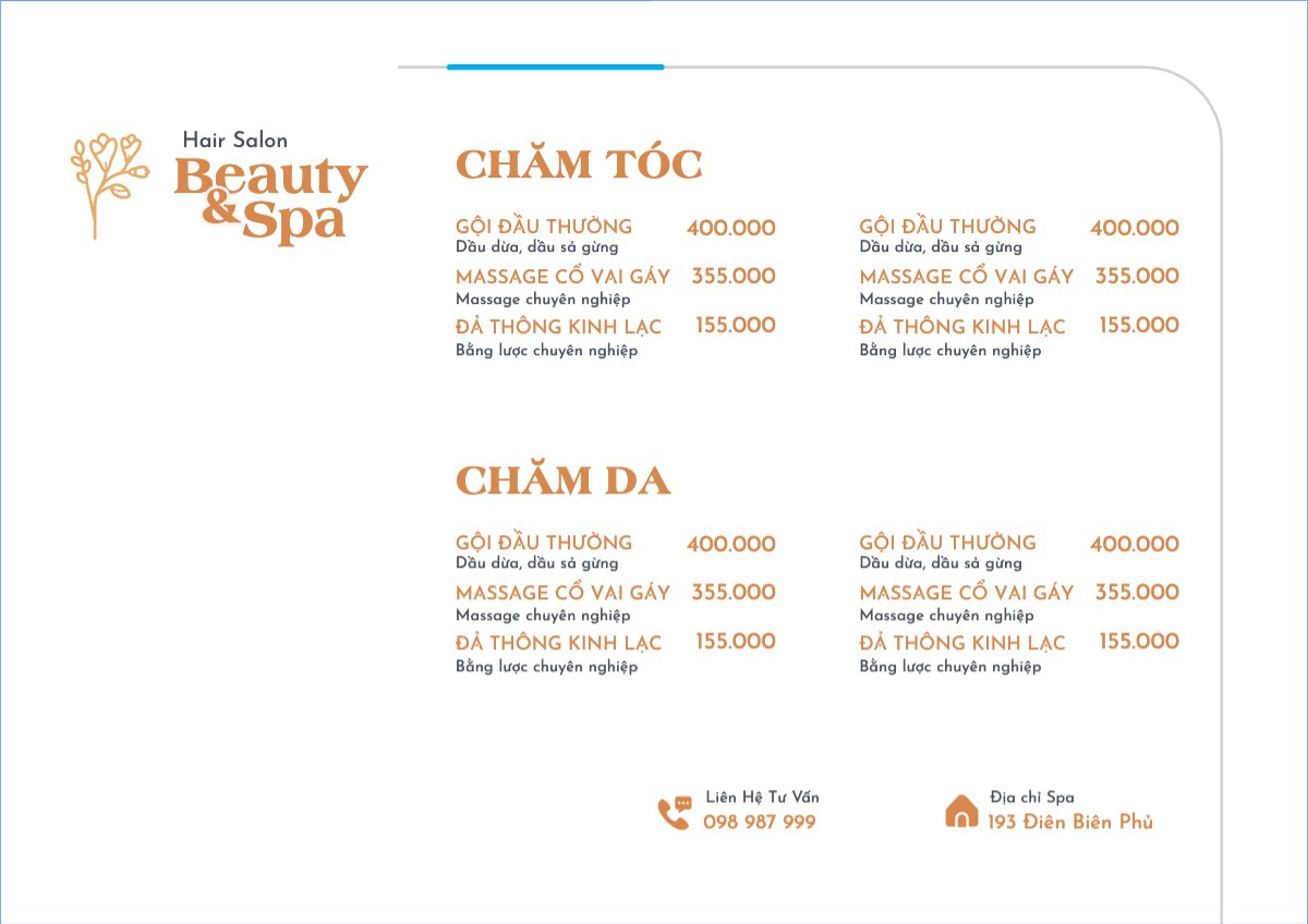 Tiệm tóc, tiệm cắt tóc, salon, nail, spa, beauty, làm đẹp, thẩm mỹ
