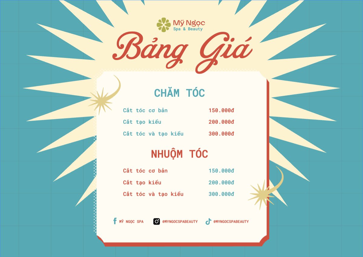 Tiệm tóc, tiệm cắt tóc, salon, nail, spa, beauty, làm đẹp, thẩm mỹ