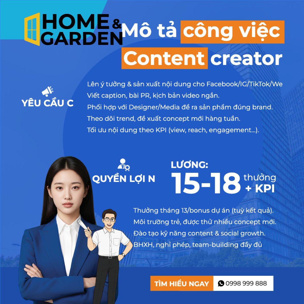 Tuyển dụng content creator