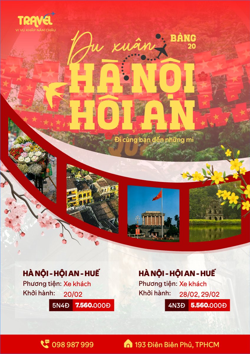 Bảng giá du xuân 2026
