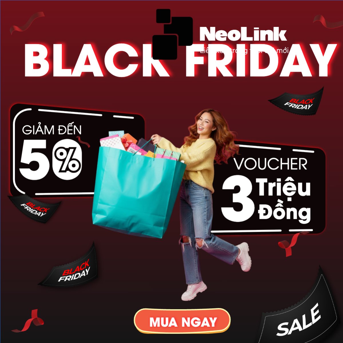 Black Friday mua sắm thả ga